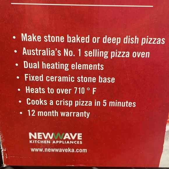 BRAND NEW COUNTERTOP PIZZA OVEN-Sur La Table - Picture 2 of 6